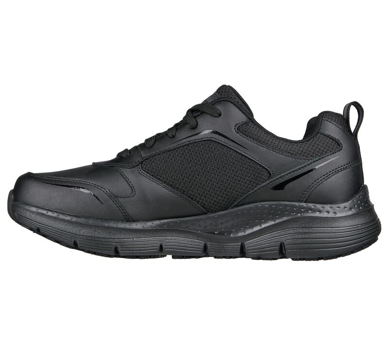 Pánské Pracovní Obuv Skechers Pracovní: Arch Fit SR - Leathol Černé | CZ.200073BLK