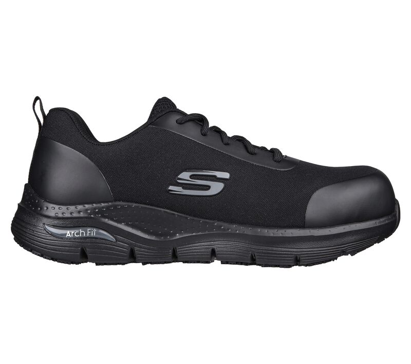 Pánské Pracovní Obuv Skechers Pracovní: Arch Fit SR - Ringstap Černé | CZ.200086BBK