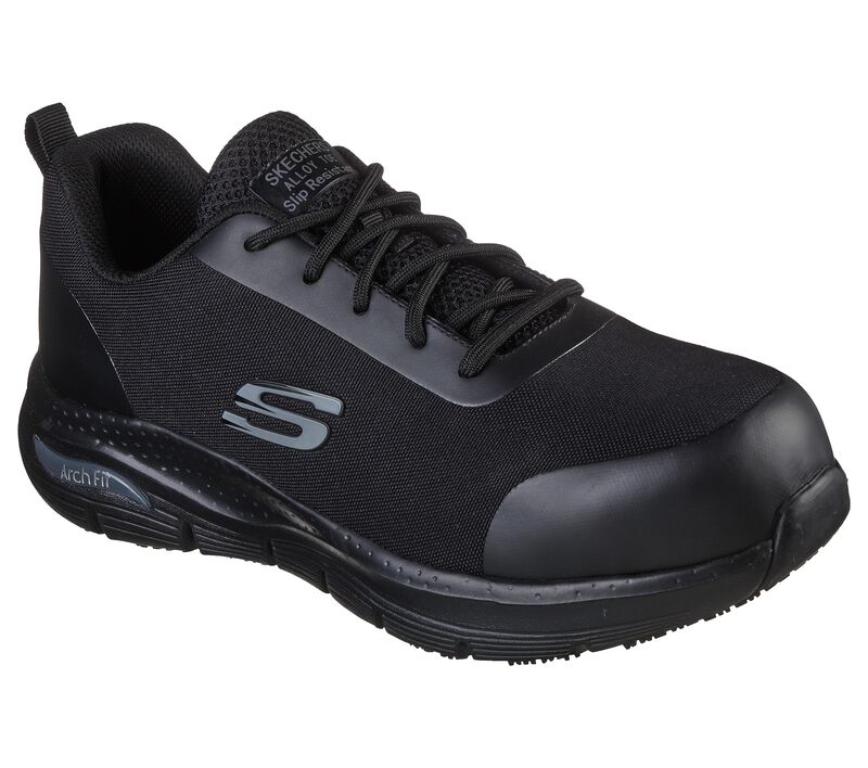 Pánské Pracovní Obuv Skechers Pracovní: Arch Fit SR - Ringstap Černé | CZ.200086BBK