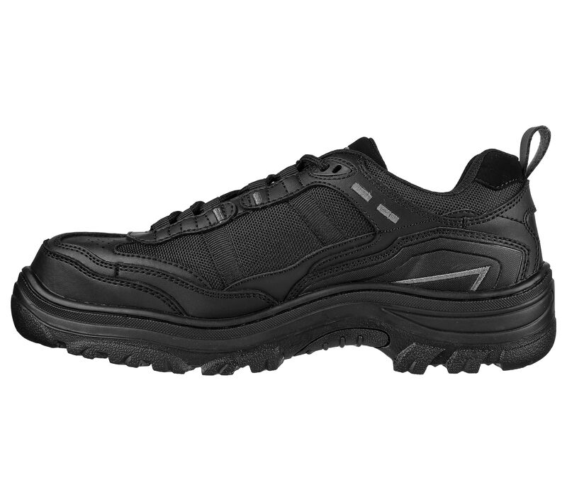 Pánské Pracovní Obuv Skechers Pracovní: Burgin - Sawda Černé | CZ.200088BLK