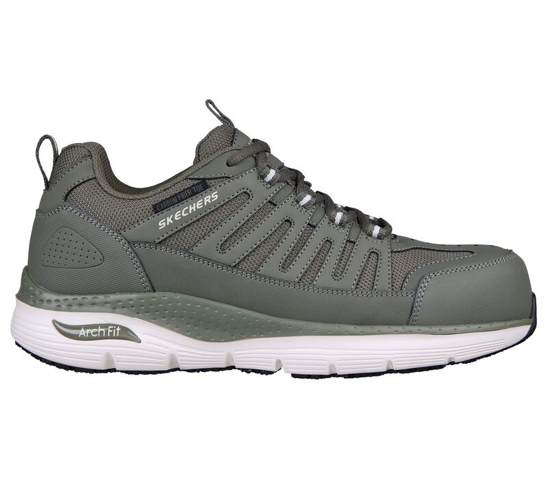 Pánské Pracovní Obuv Skechers Pracovní: Arch Fit SR - Riggit Zelene | CZ.200151GRN