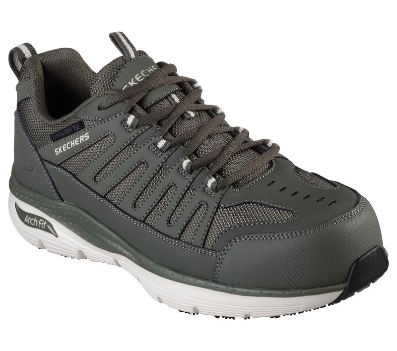 Pánské Pracovní Obuv Skechers Pracovní: Arch Fit SR - Riggit Zelene | CZ.200151GRN