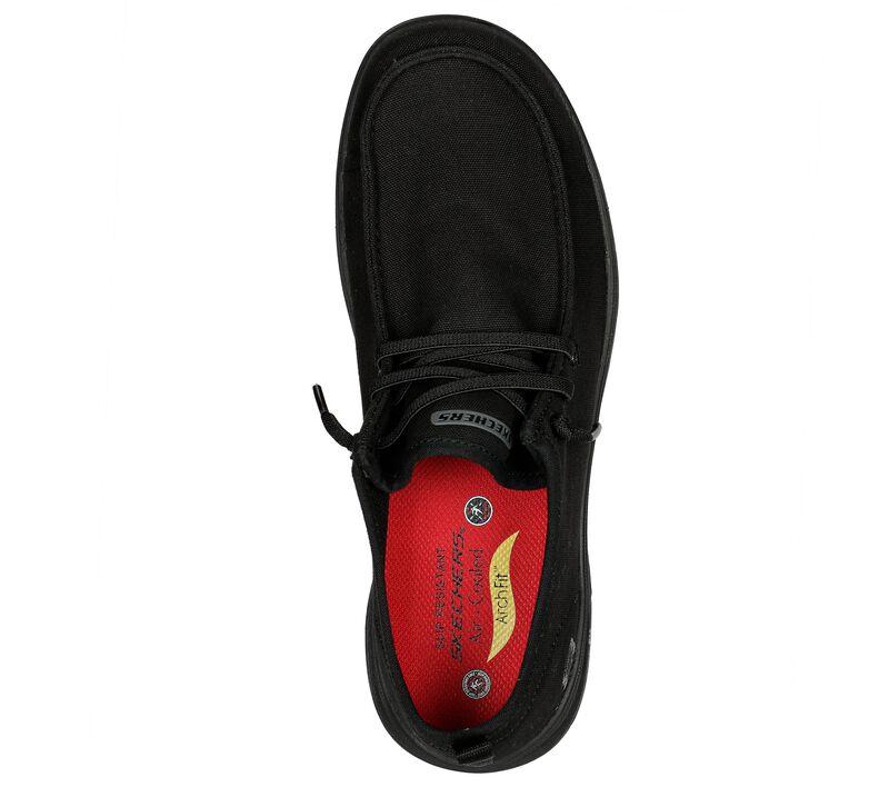 Pánské Pracovní Obuv Skechers Pracovní: Arch Fit Melo SR Černé | CZ.200170BLK