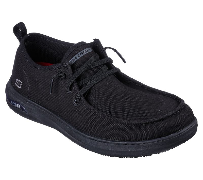 Pánské Pracovní Obuv Skechers Pracovní: Arch Fit Melo SR Černé | CZ.200170BLK