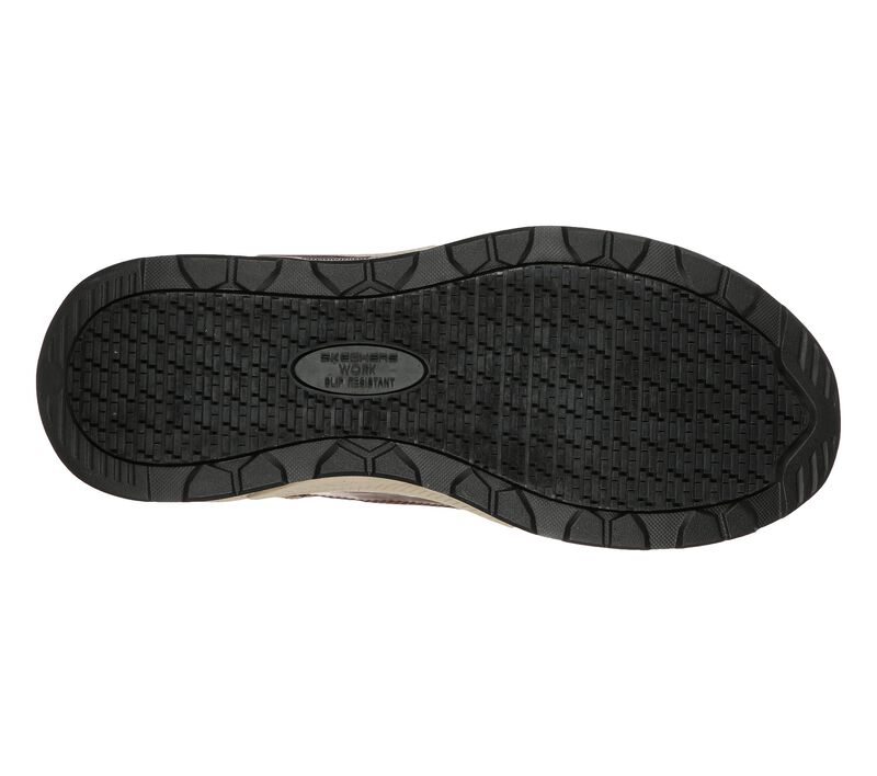 Pánské Pracovní Obuv Skechers Pracovní Relaxed Fit: Max Stout Alloy Špicí Hnědé | CZ.200045BRN