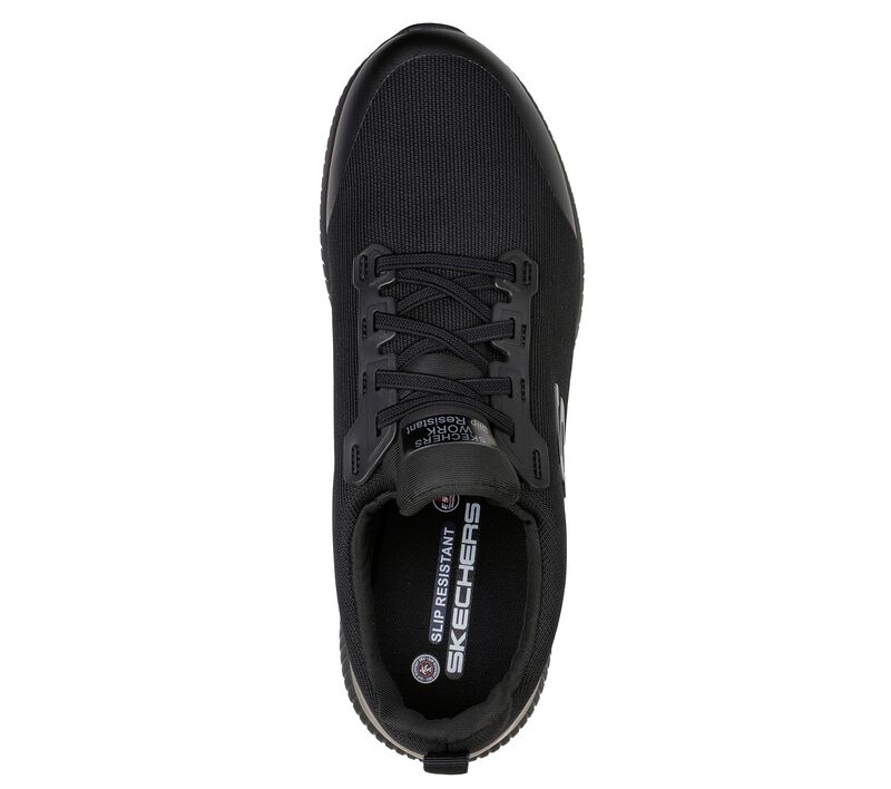 Pánské Pracovní Obuv Skechers Pracovní Relaxed Fit: Squad SR - Myton ESD Černé | CZ.200051BLK