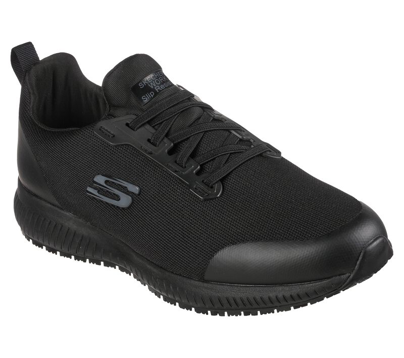 Pánské Pracovní Obuv Skechers Pracovní Relaxed Fit: Squad SR - Myton ESD Černé | CZ.200051BLK