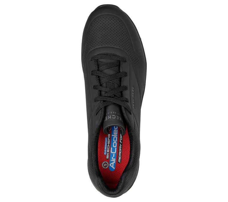 Pánské Pracovní Obuv Skechers Pracovní Relaxed Fit: Uno SR - Sutal Černé | CZ.200054BLK