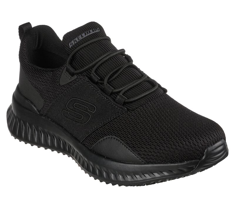 Pánské Pracovní Obuv Skechers Pracovní Relaxed Fit: Tilido SR Černé | CZ.200093BLK