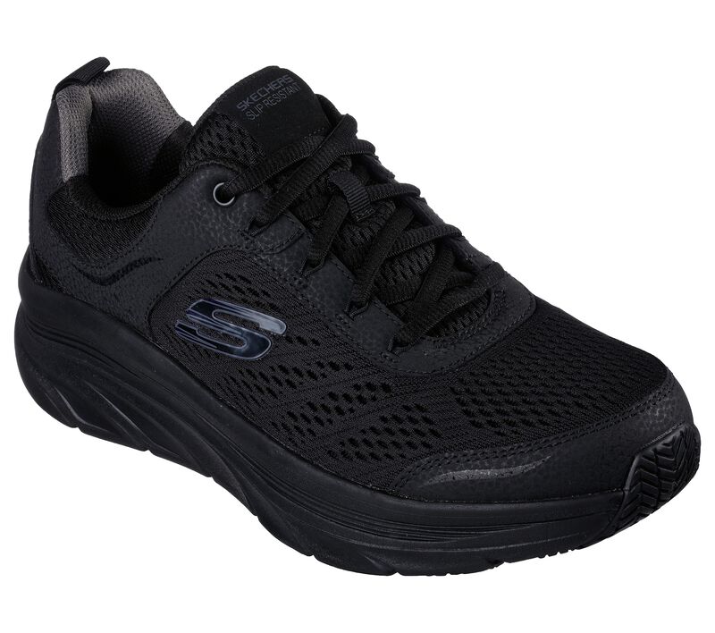 Pánské Pracovní Obuv Skechers Pracovní Relaxed Fit: D\'Lux Walker SR - Oswah Černé | CZ.200097BBK