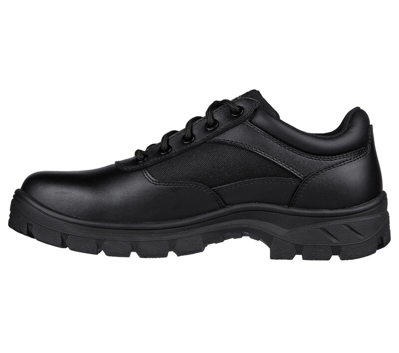 Pánské Pracovní Obuv Skechers Pracovní Relaxed Fit: Wascana - Kallin Černé | CZ.200143BLK