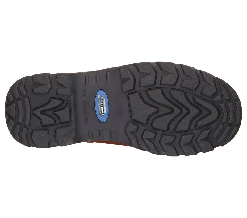 Pánské Pracovní Obuv Skechers Pracovní Relaxed Fit: Workshire - Condor Hnědé | CZ.77010BRN