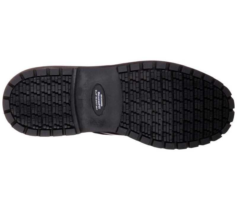 Pánské Pracovní Obuv Skechers Pracovní Relaxed Fit: Cottonwood - Goddard SR Černé | CZ.77046BLK