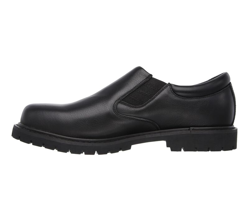 Pánské Pracovní Obuv Skechers Pracovní Relaxed Fit: Cottonwood - Goddard SR Černé | CZ.77046BLK