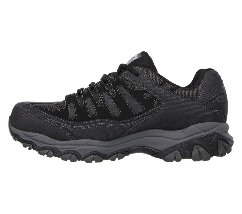 Pánské Pracovní Obuv Skechers Pracovní Relaxed Fit: Cankton ST Černé Šedé | CZ.77055BKCC