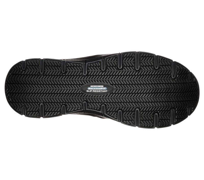 Pánské Pracovní Obuv Skechers Pracovní Relaxed Fit: Flex Advantage SR - Bronwood Černé | CZ.77071BLK