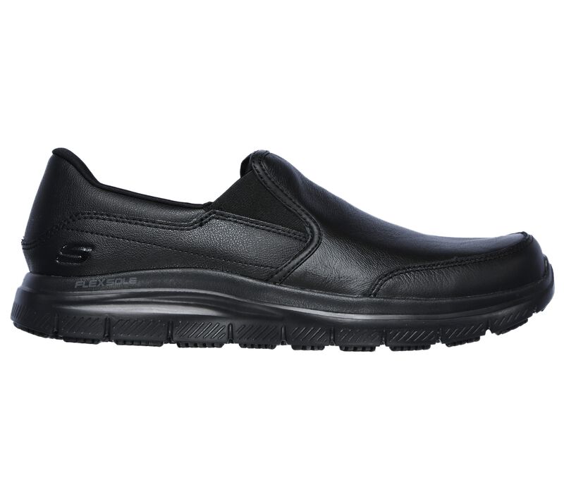 Pánské Pracovní Obuv Skechers Pracovní Relaxed Fit: Flex Advantage SR - Bronwood Černé | CZ.77071BLK