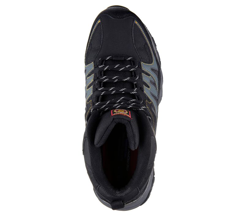 Pánské Pracovní Obuv Skechers Pracovní Relaxed Fit: Holdredge - Rebem ST Černé Šedé | CZ.77108BKCC