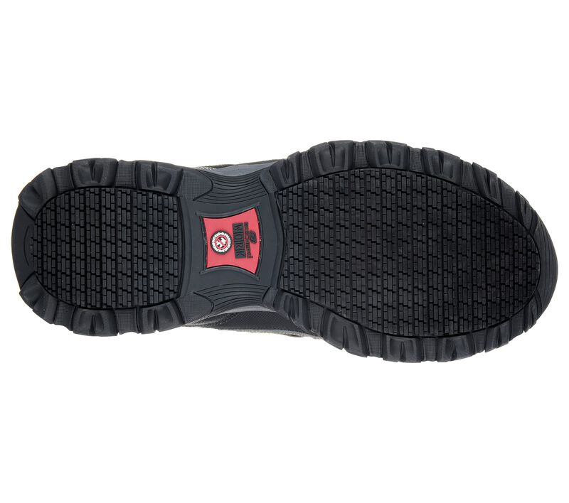 Pánské Pracovní Obuv Skechers Pracovní Relaxed Fit: Holdredge - Rebem ST Černé Šedé | CZ.77108BKCC