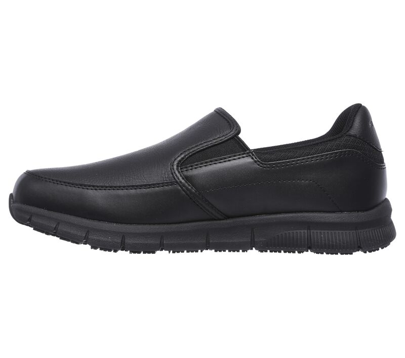 Pánské Pracovní Obuv Skechers Pracovní Relaxed Fit: Nampa - Groton SR Černé | CZ.77157BLK