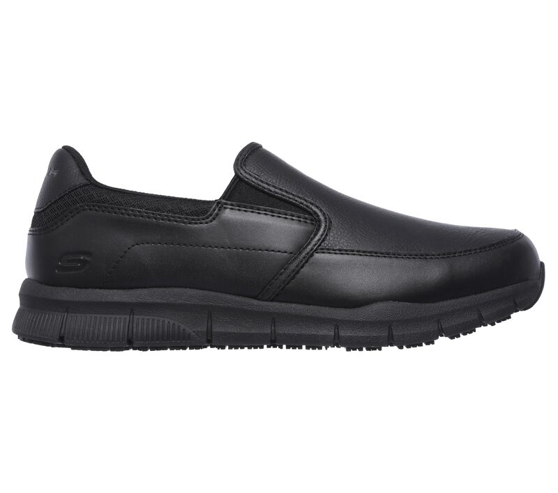 Pánské Pracovní Obuv Skechers Pracovní Relaxed Fit: Nampa - Groton SR Černé | CZ.77157BLK