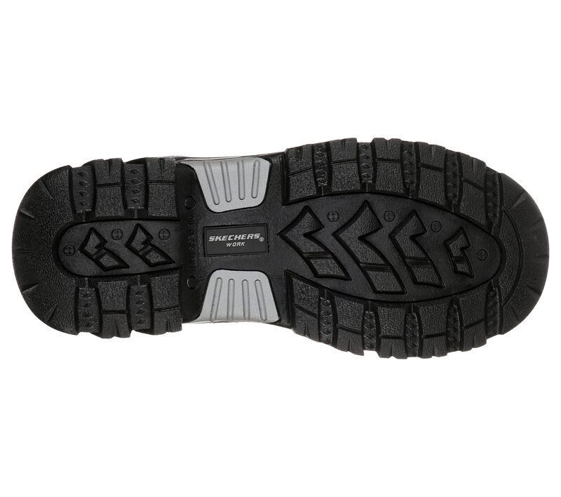 Pánské Pracovní Obuv Skechers Pracovní Relaxed Fit: Burgin - Congaree Černé | CZ.77163BLK