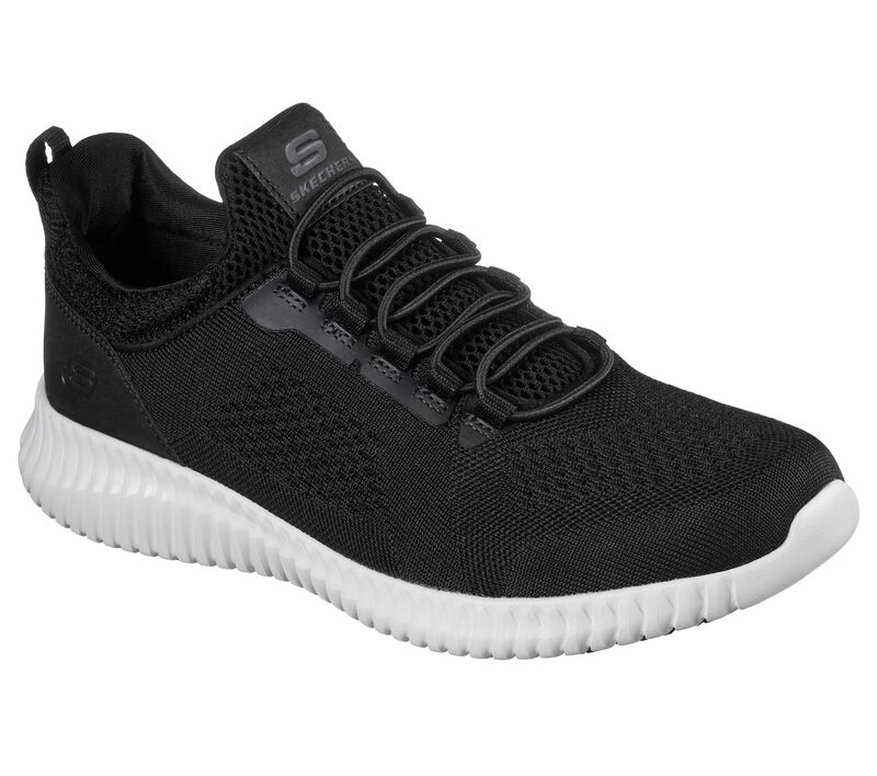 Pánské Pracovní Obuv Skechers Pracovní Relaxed Fit: Cessnock SR Černé Bílé | CZ.77188BKW