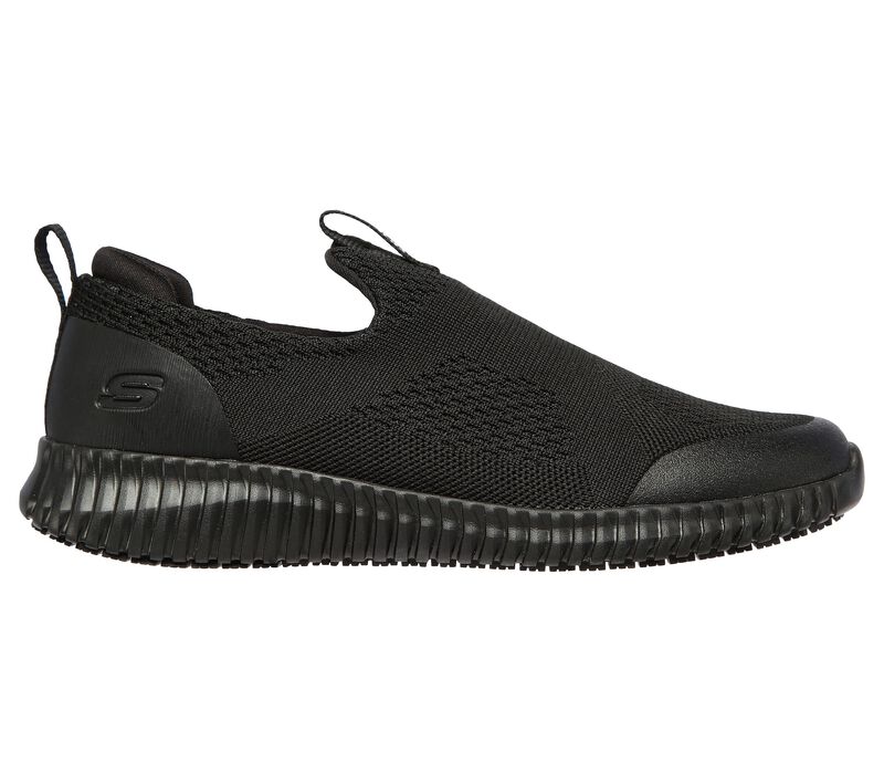 Pánské Pracovní Obuv Skechers Pracovní Relaxed Fit: Cessnock - Colleton SR Černé | CZ.77501BLK