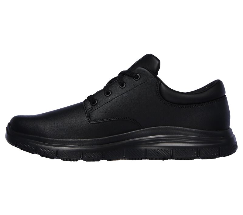 Pánské Pracovní Obuv Skechers Pracovní Relaxed Fit: Flex Advantage - Fourche SR Černé | CZ.77513BLK