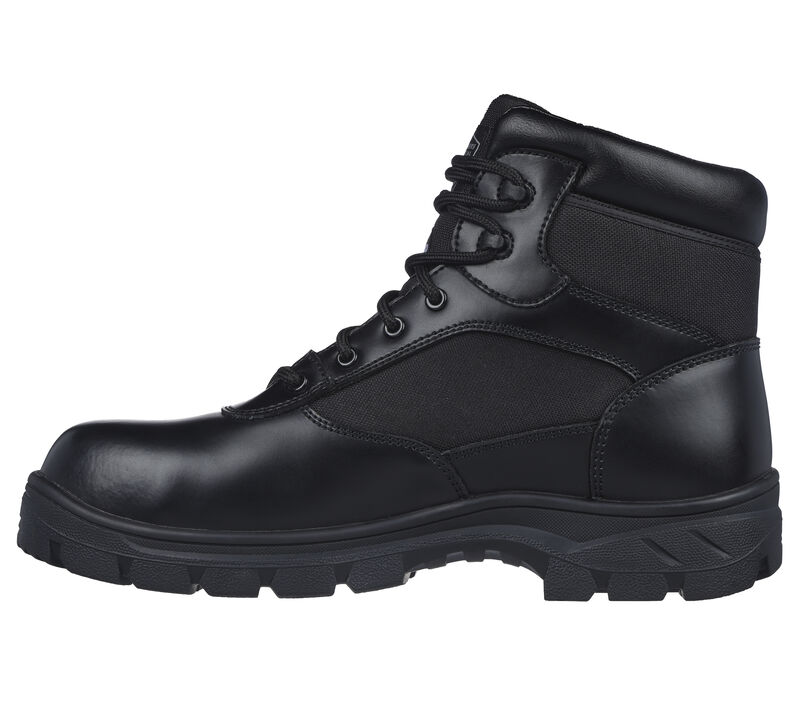 Pánské Pracovní Obuv Skechers Pracovní Tactical: Wascana - Linnean Comp Špicí Černé | CZ.77522BLK