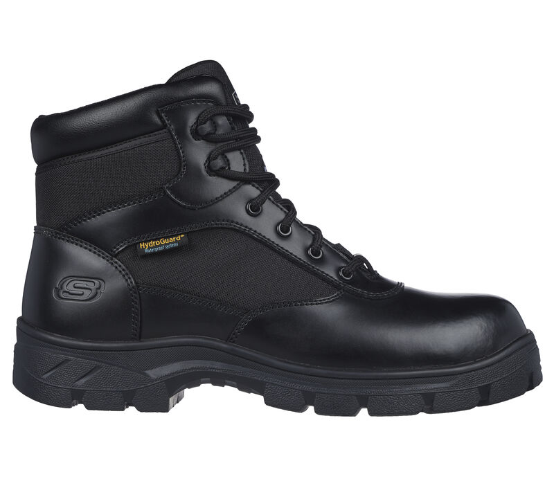 Pánské Pracovní Obuv Skechers Pracovní Tactical: Wascana - Linnean Comp Špicí Černé | CZ.77522BLK