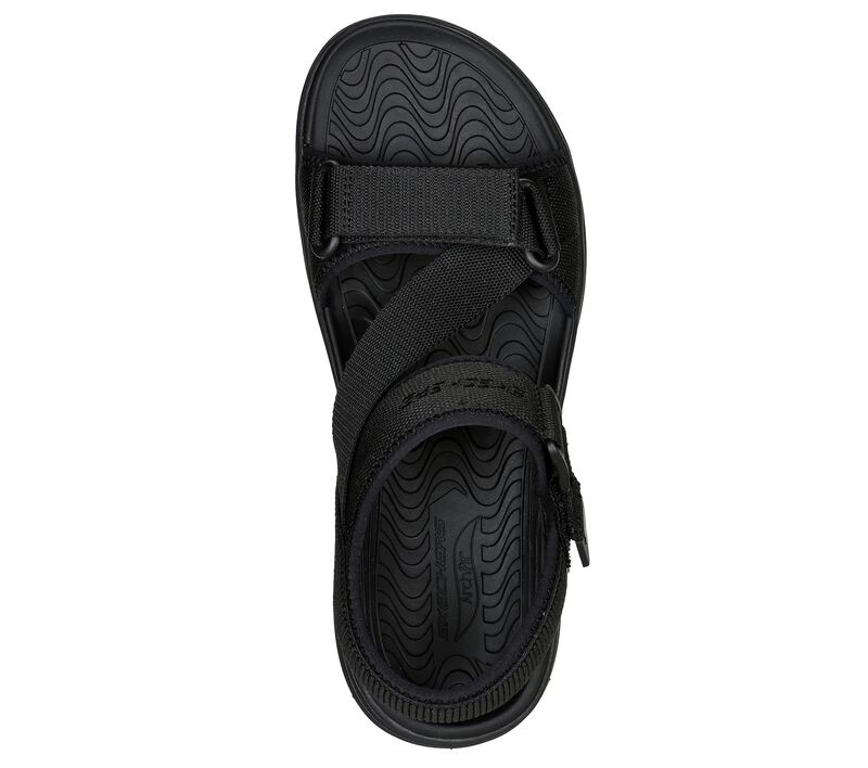 Pánské Sandály Skechers Arch Fit Melo SD - Dade Černé | CZ.204592BBK