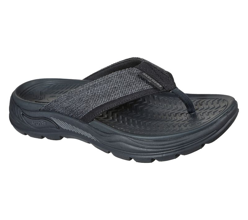 Pánské Sandály Skechers Arch Fit Motley SD - Dolano Černé | CZ.204345BLK