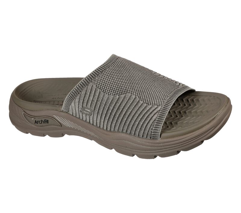 Pánské Sandály Skechers Arch Fit Motley SD - Venro Šedé Hnědé | CZ.204347TPE