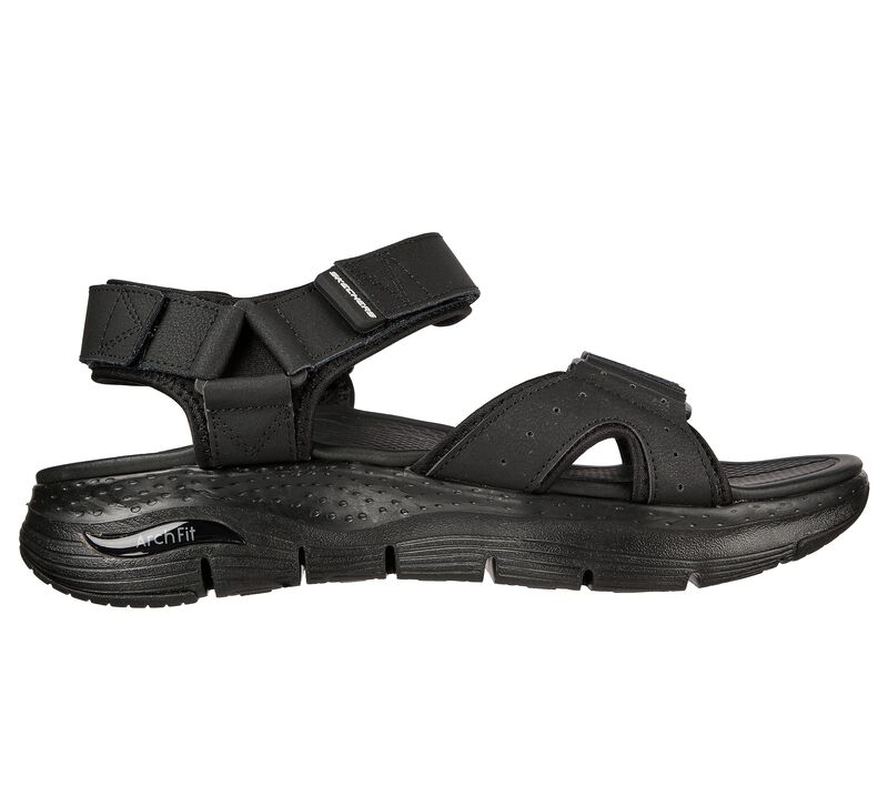 Pánské Sandály Skechers Arch Fit Sandal - Impactor Černé | CZ.237372BLK