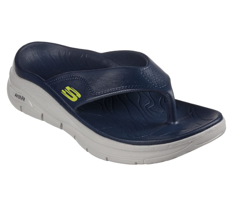 Pánské Sandály Skechers Foamies: Arch Fit Tmavě Blankyt | CZ.243158NVY