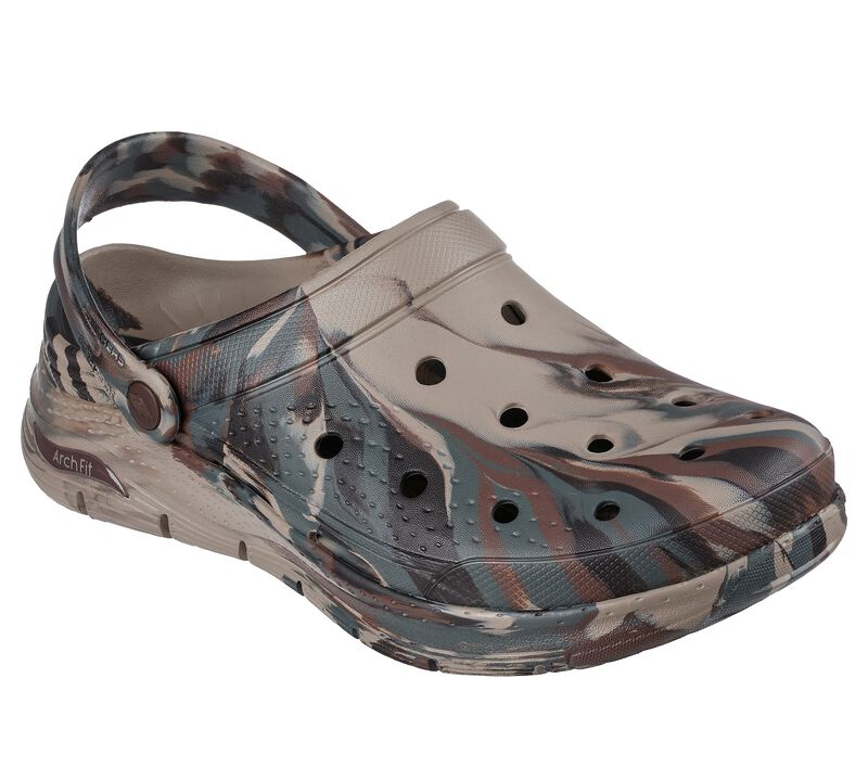 Pánské Sandály Skechers Foamies: Arch Fit - Mystic Muse Camouflage | CZ.243162CAMO