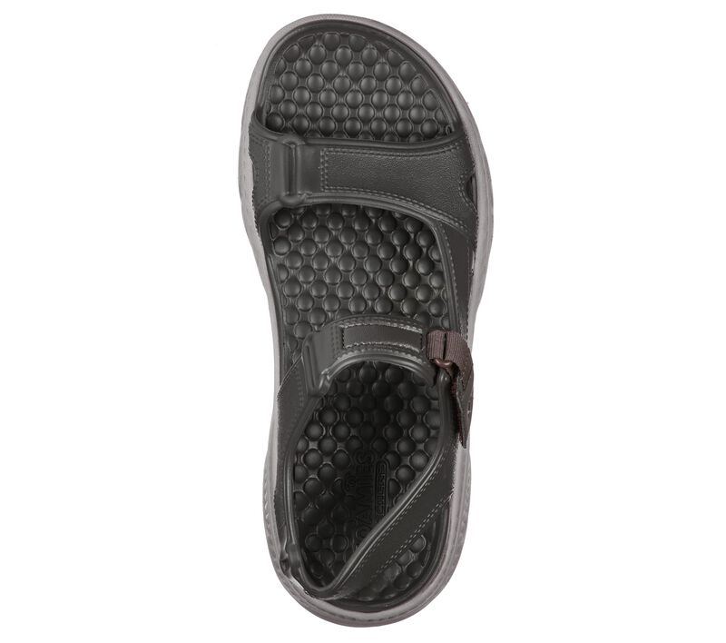 Pánské Sandály Skechers Foamies: Creston Ultra Šedé Hnědé | CZ.243094TPE