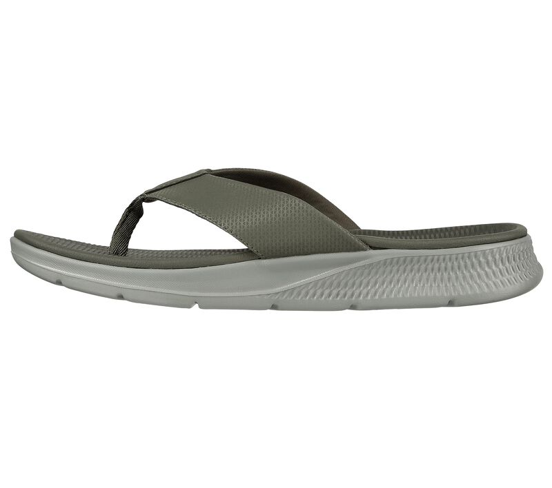 Pánské Sandály Skechers GO Consistent Sandal - Synthwave Olivy Zelené | CZ.229035OLV