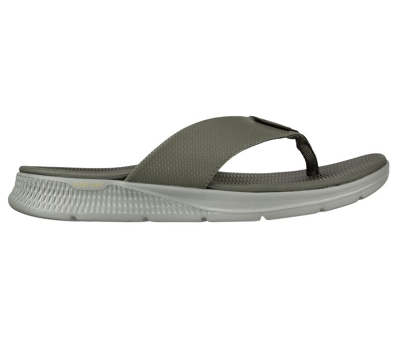 Pánské Sandály Skechers GO Consistent Sandal - Synthwave Olivy Zelené | CZ.229035OLV