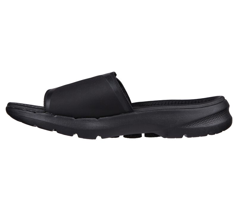 Pánské Sandály Skechers GO WALK 6 - Strand Černé Bílé | CZ.229127BKW