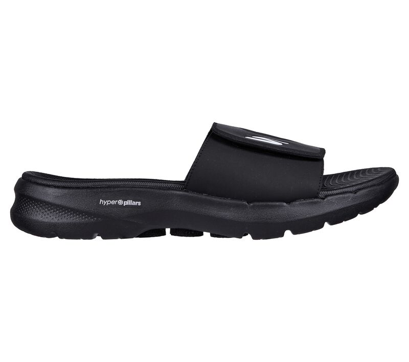 Pánské Sandály Skechers GO WALK 6 - Strand Černé Bílé | CZ.229127BKW