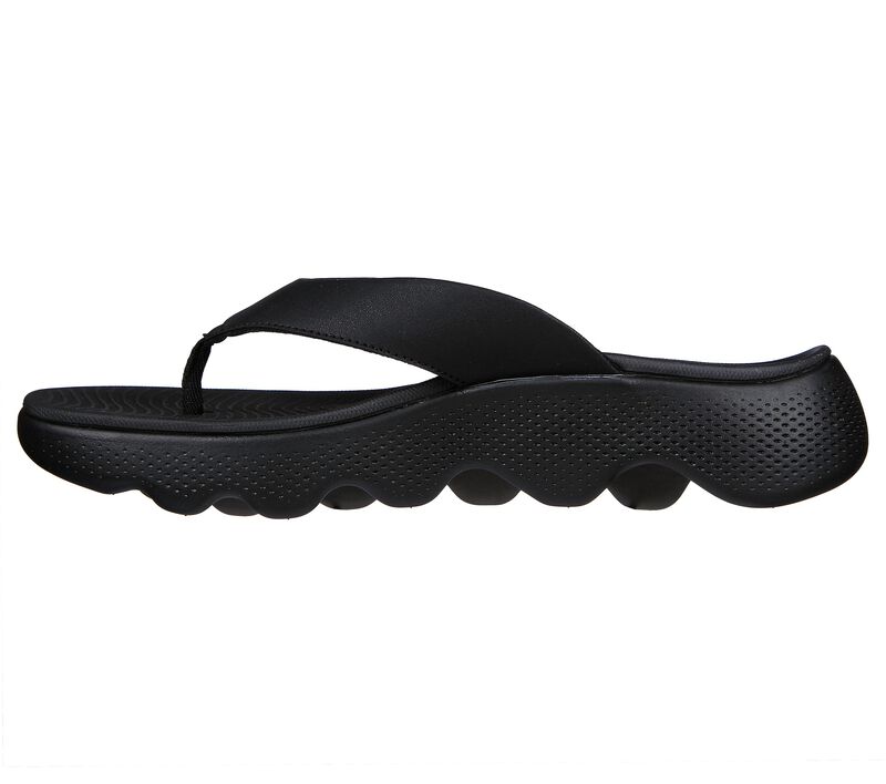 Pánské Sandály Skechers GO WALK Massage Fit Sandal Černé | CZ.229087BBK