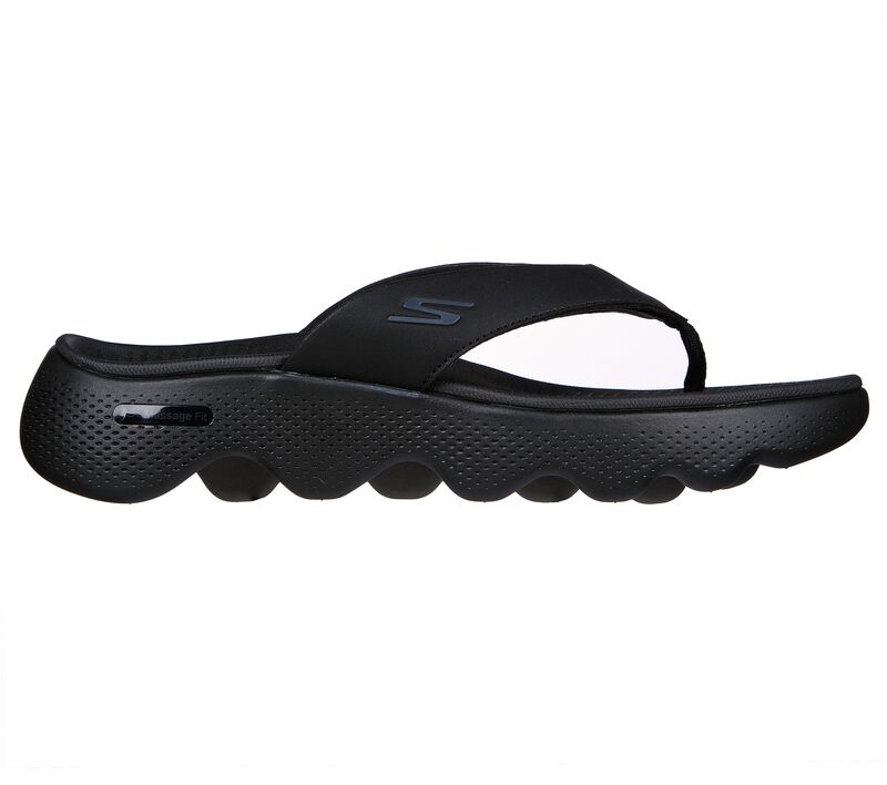 Pánské Sandály Skechers GO WALK Massage Fit Sandal Černé | CZ.229087BBK