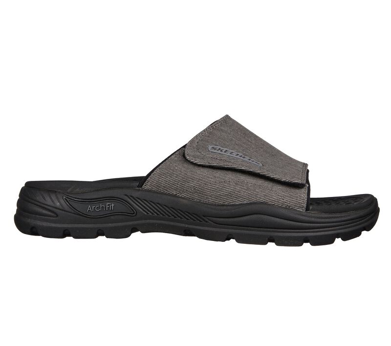 Pánské Sandály Skechers Relaxed Fit: Arch Fit Motley SD - Kester Černé | CZ.204414BLK