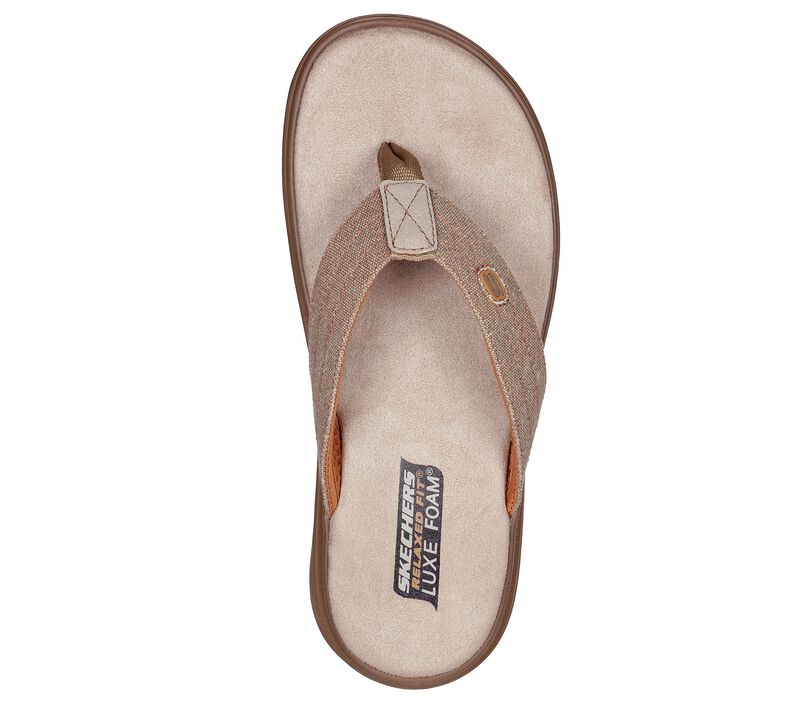 Pánské Sandály Skechers Relaxed Fit: Proven SD - Radnor Hnědé | CZ.204576TAN