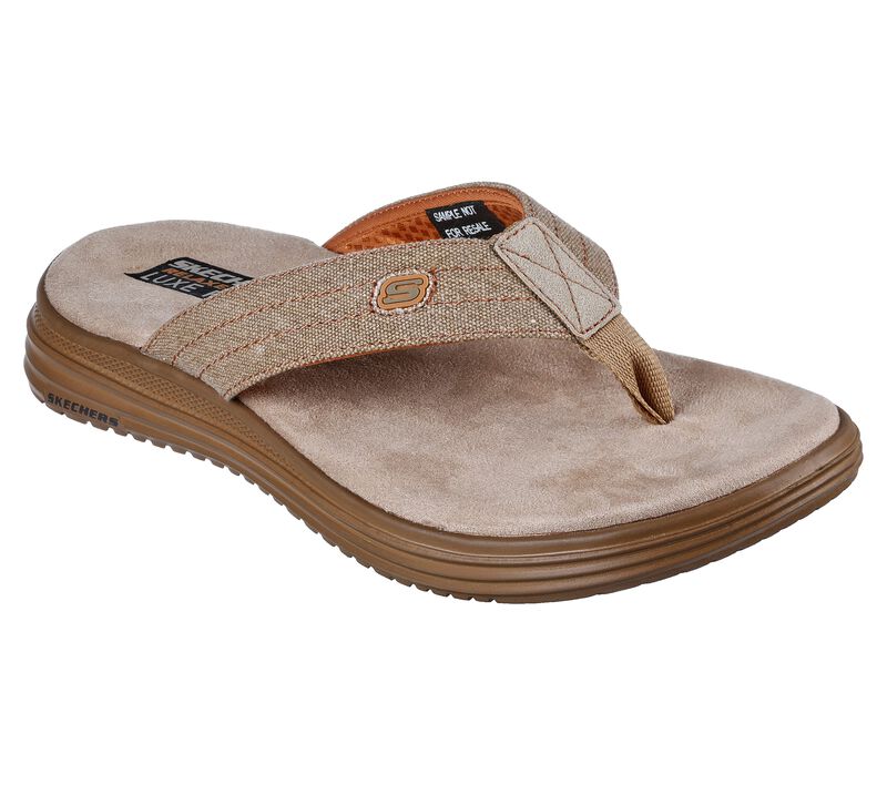 Pánské Sandály Skechers Relaxed Fit: Proven SD - Radnor Hnědé | CZ.204576TAN