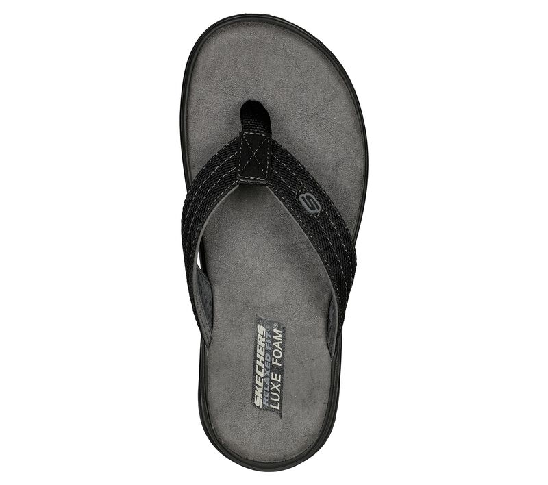 Pánské Sandály Skechers Relaxed Fit: Proven SD - Baylis Černé | CZ.204577BLK