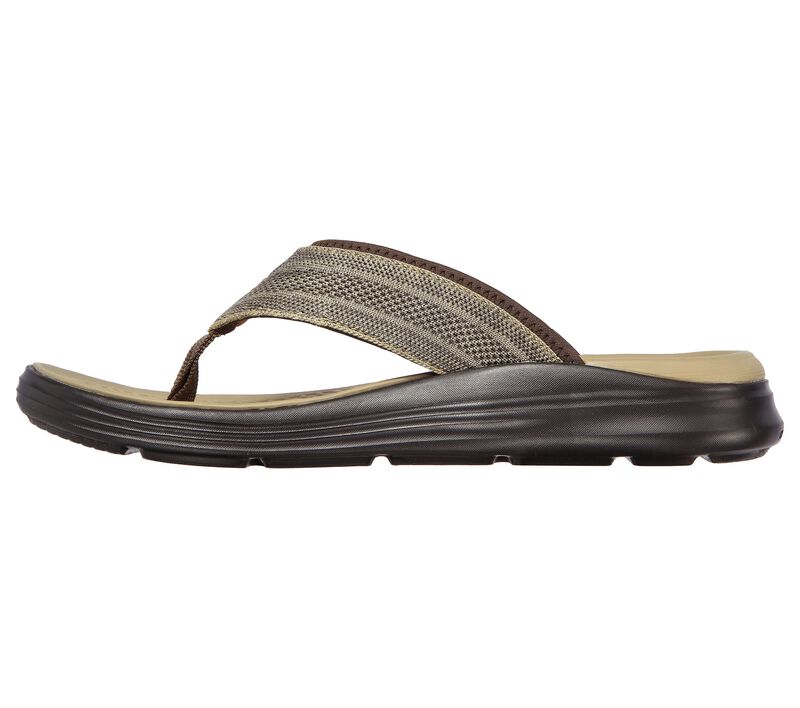 Pánské Sandály Skechers Relaxed Fit: Sargo - Point Vista Světle Hnědé | CZ.204383LTBR