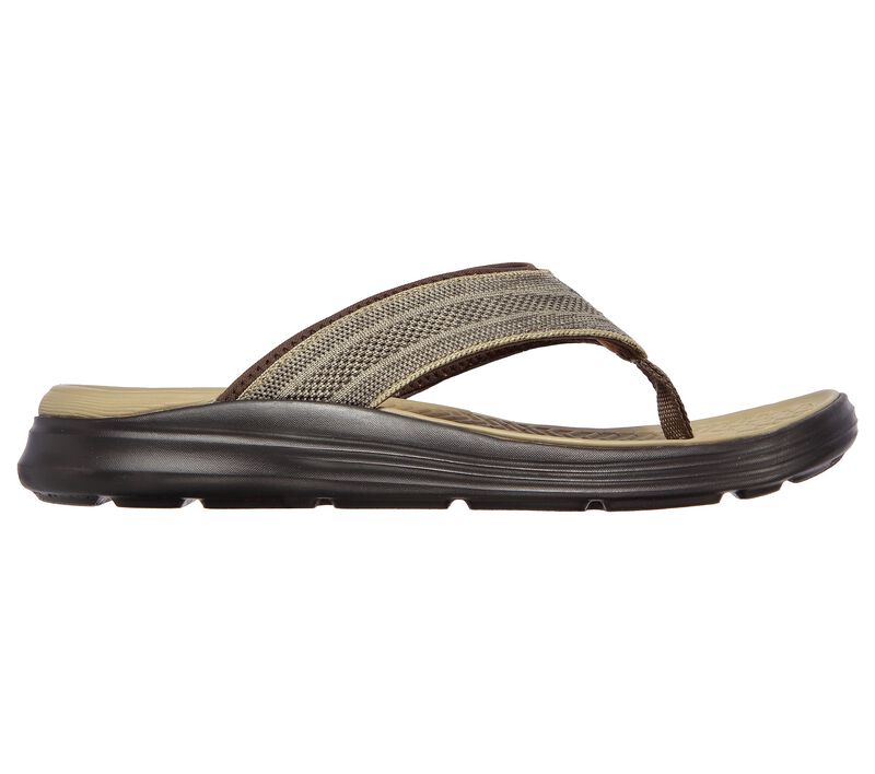 Pánské Sandály Skechers Relaxed Fit: Sargo - Point Vista Světle Hnědé | CZ.204383LTBR